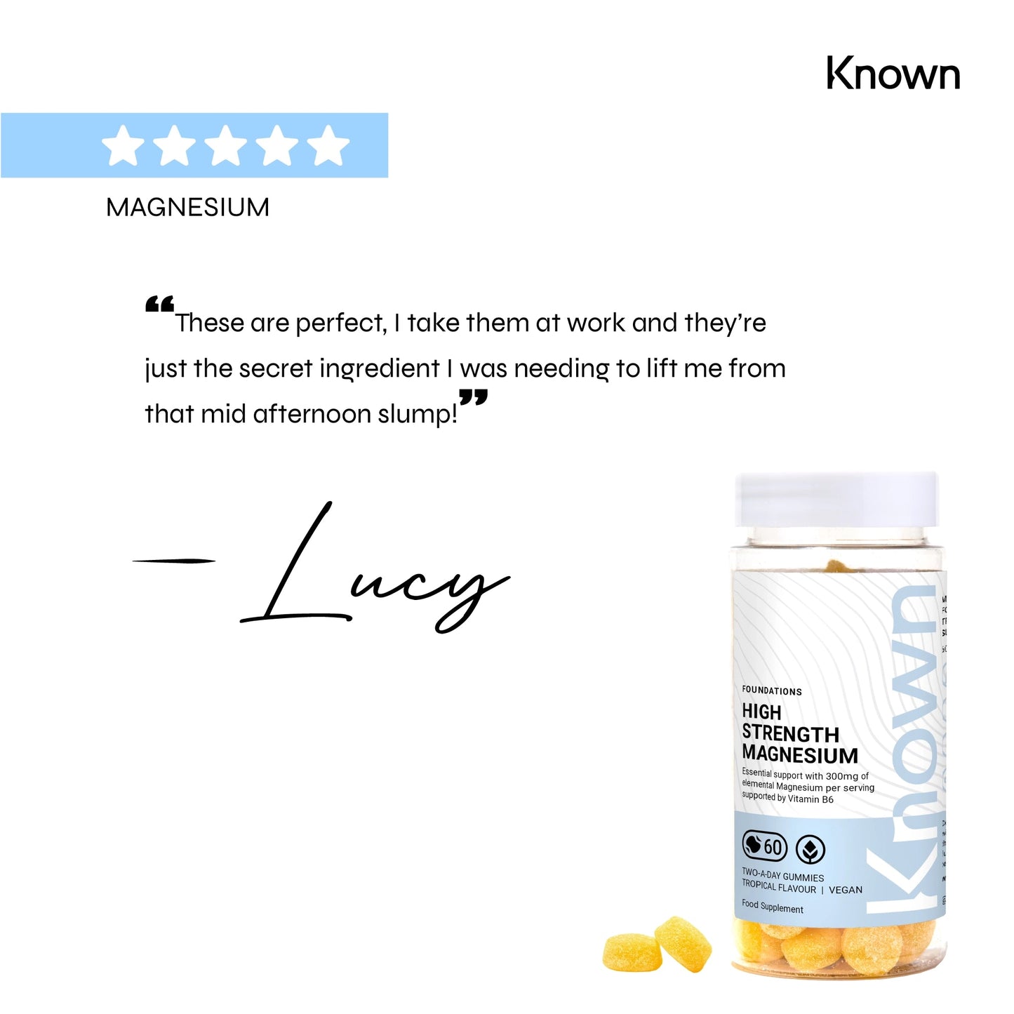 Known Nutrition Known Nutrition Magnesium Vegan Gummies