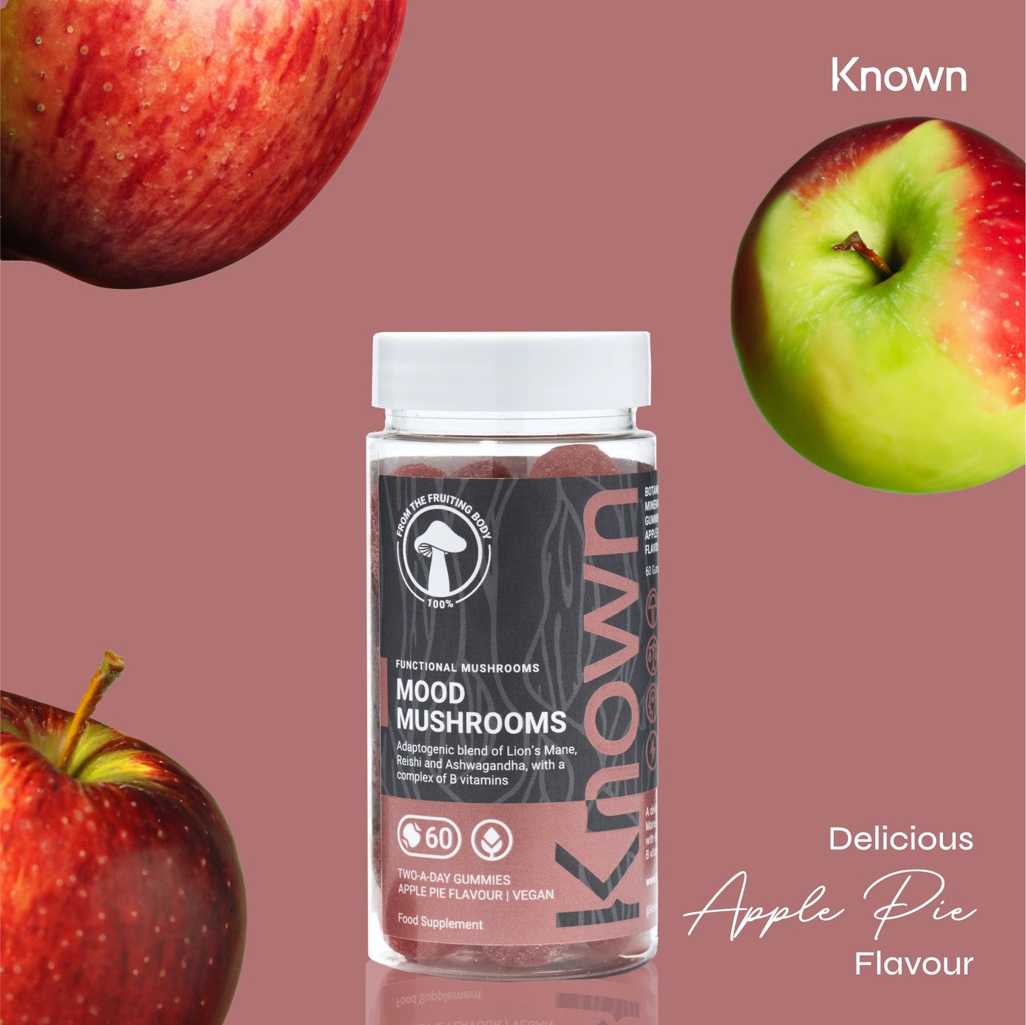 Known Nutrition Known Nutrition Mood Mushrooms Vegan Gummies