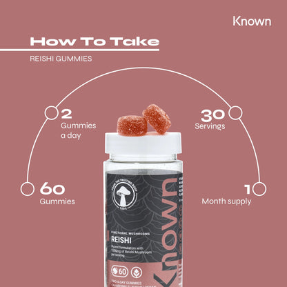 Known Nutrition Known Nutrition Reishi Mushroom Vegan Gummies