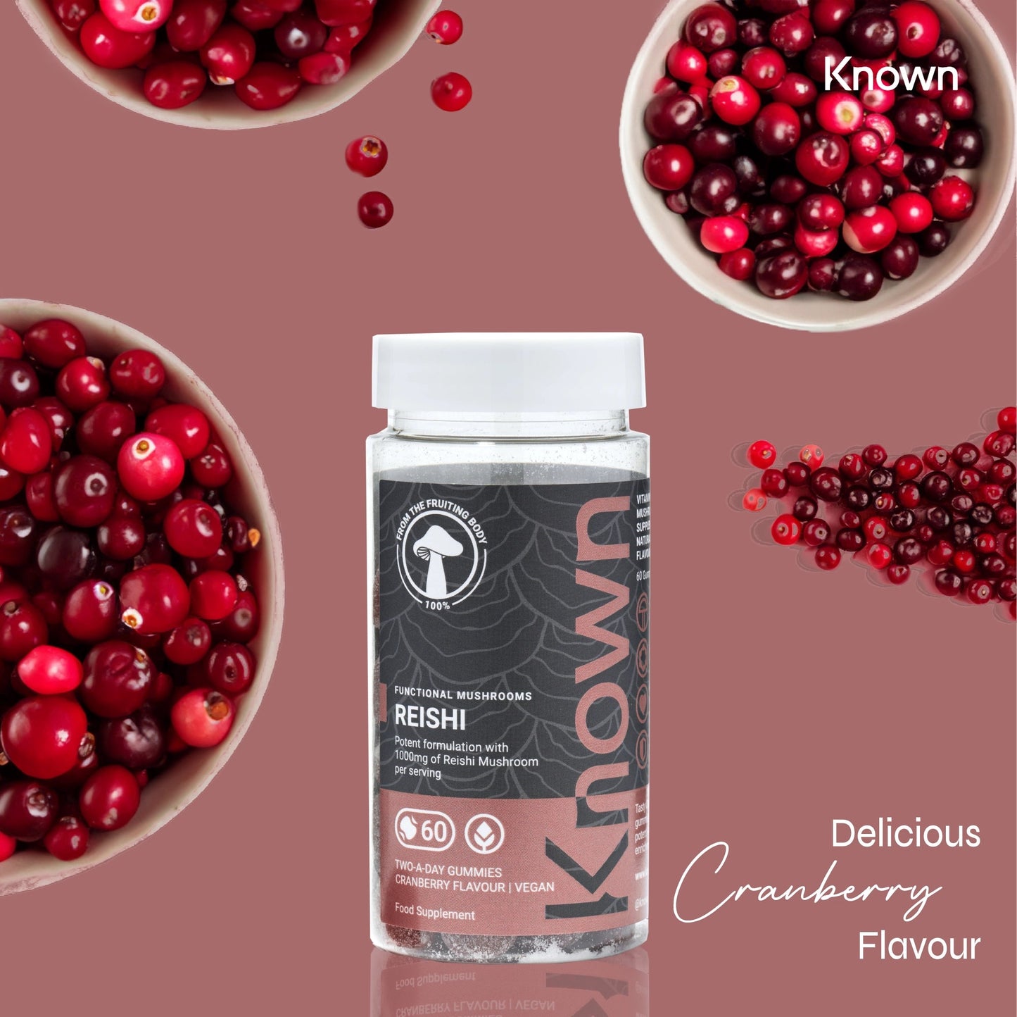 Known Nutrition Known Nutrition Reishi Mushroom Vegan Gummies