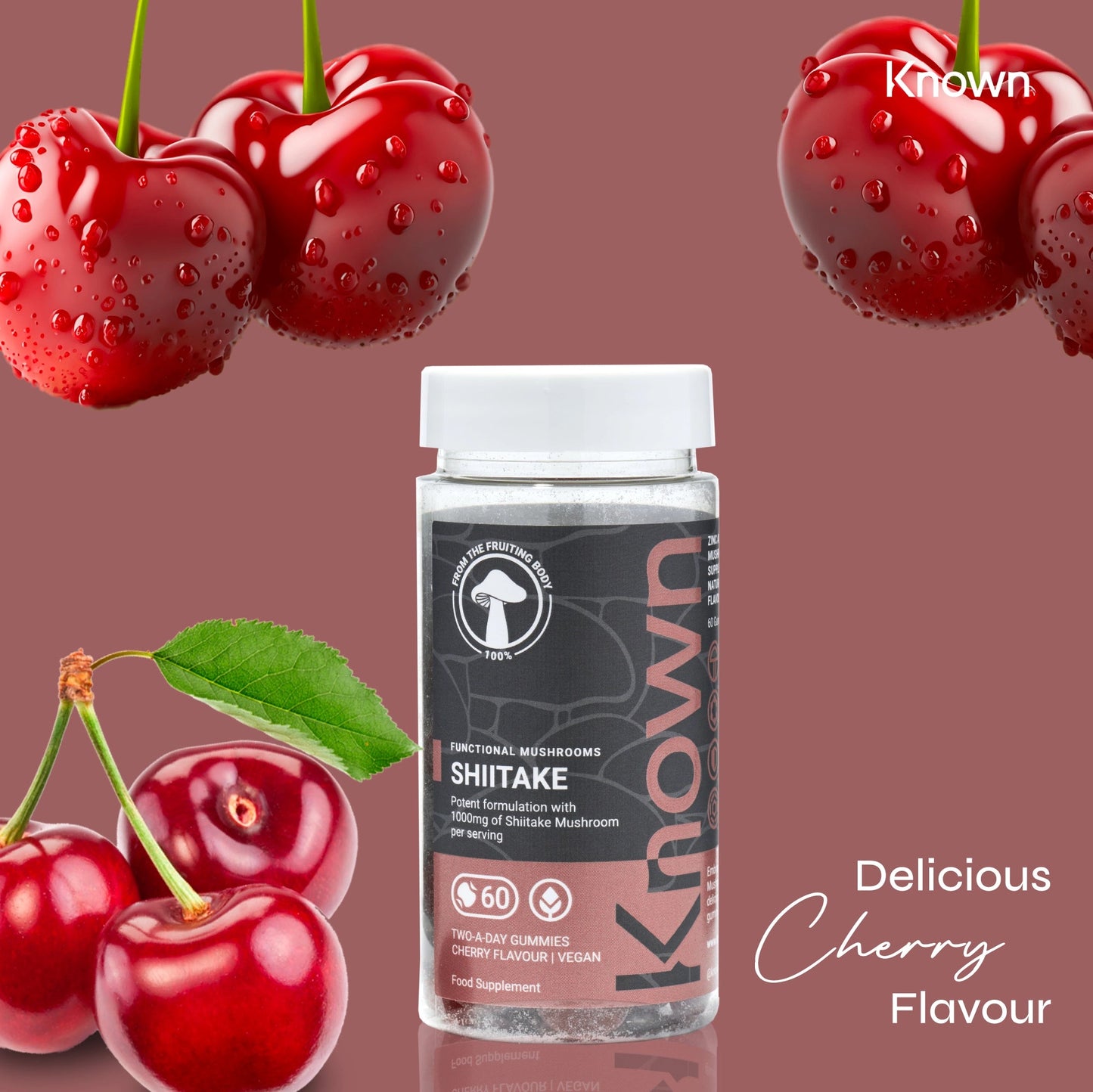 Known Nutrition Shiitake Mushroom Vegan Gummies