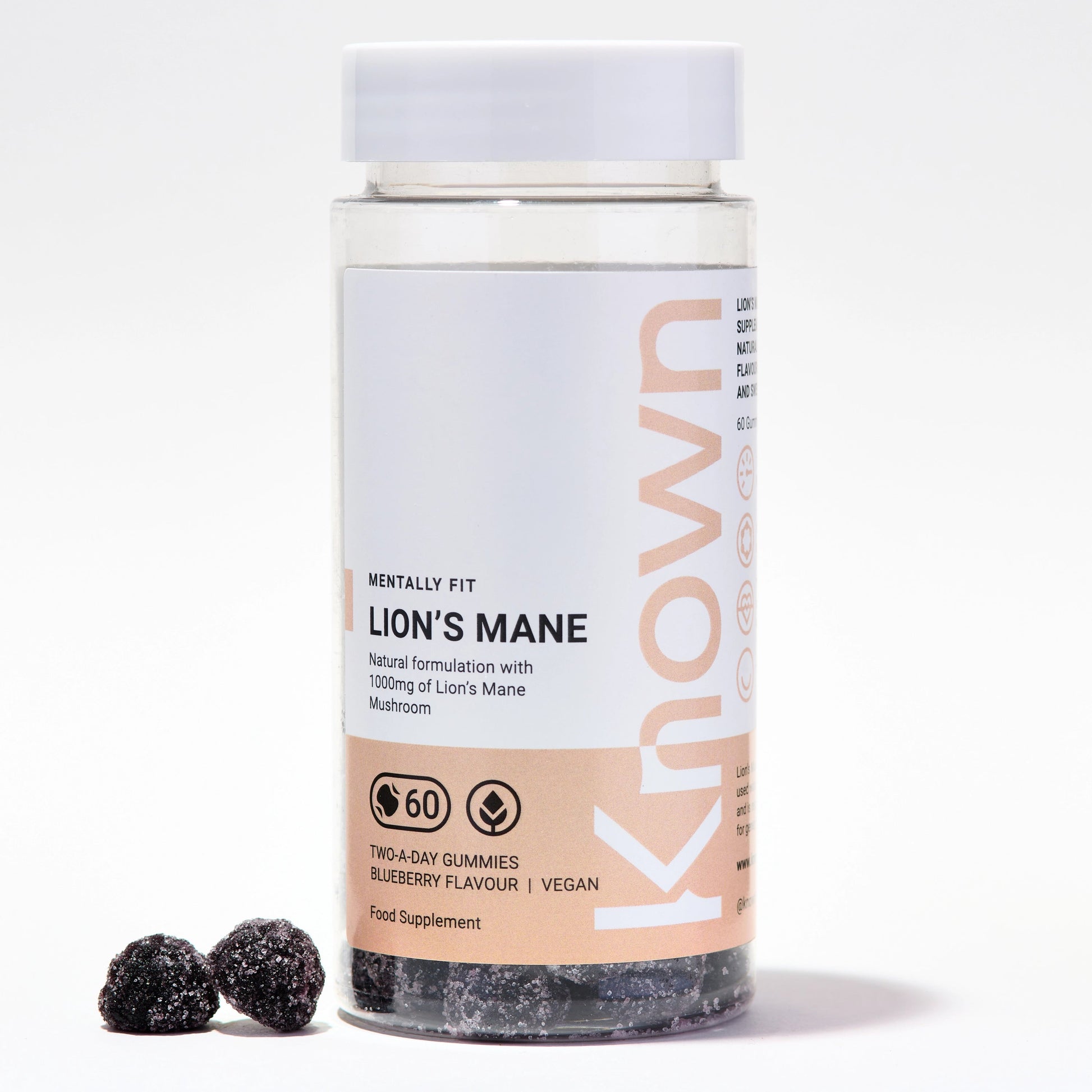 Known Nutrition Mentally Fit Known Nutrition Lion’s Mane Mushroom Gummies | 60 Gummies