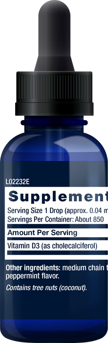 Life Extension Vitamin D Life Extension Liquid Vitamin D3 50mcg (2,000 IU) | 29.57 ml