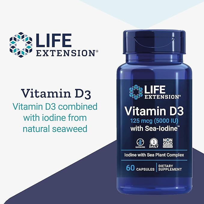 Life Extension Vitamin D3 Life Extension Vegan Vitamin D3 | 60 Capsules