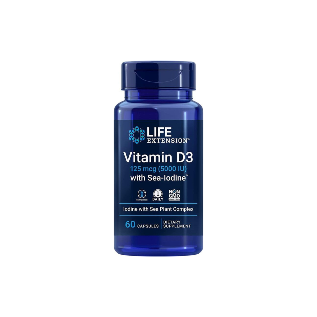 Life Extension Vegan Vitamin D3 60 Capsules