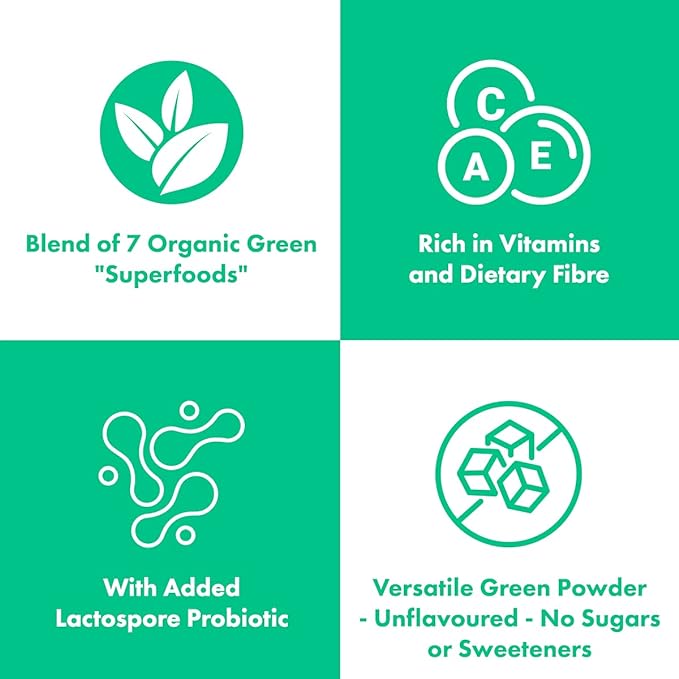 Love Life Supplements Organic Greens Love Life Supplements Organic Greens (Unflavoured) | 405g