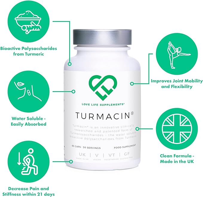 Love Life Supplements Turmeric Love Life Supplements Turmacin Turmerosaccharides | 60 Capsules