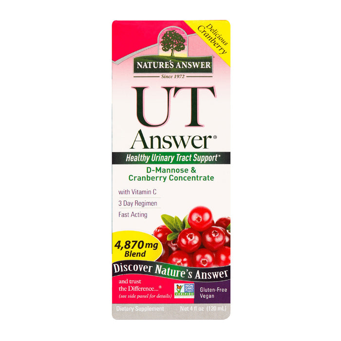 Natures Answer UTI Ans D-Mannose & Cranberry | 120ml