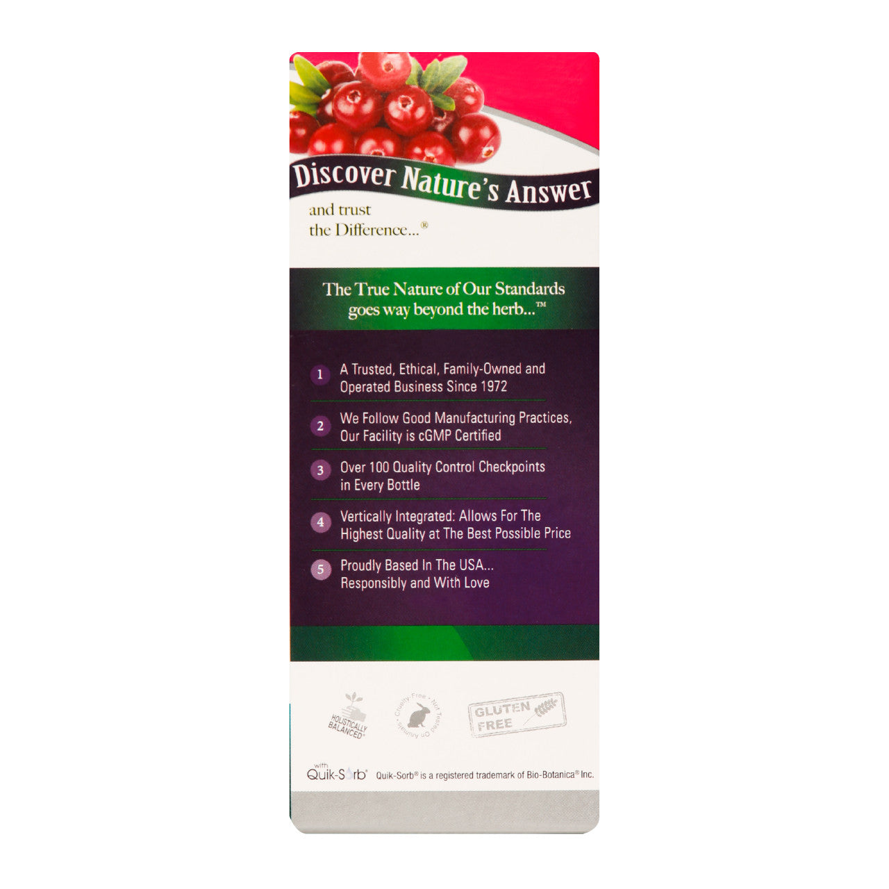 Nature's Answer Liquorice Root Natures Answer UTI Ans D-Mannose & Cranberry | 120ml