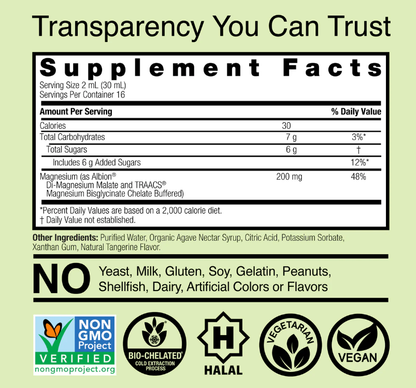 Natures Answer Magnesium Glycinate Natures Answer Liquid Magnesium Malate & Glycinate | 480ml
