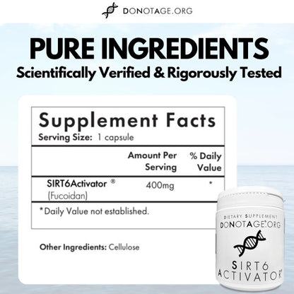 Oceans Alive Do Not Age SIRT6 Activator | 30 Capsules