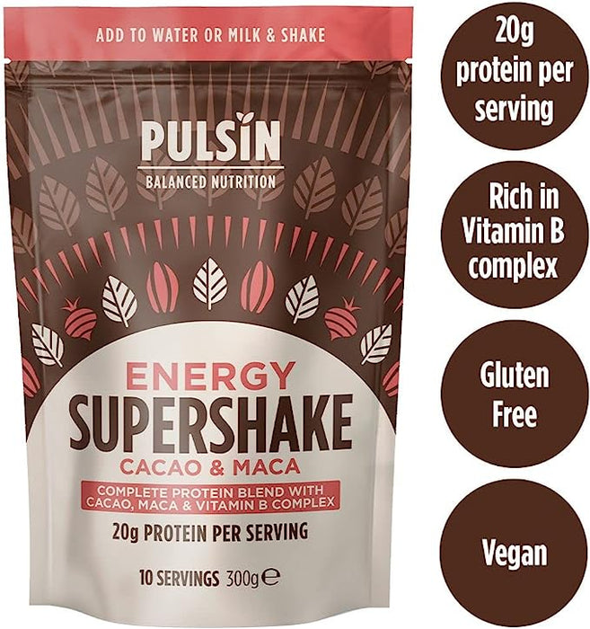 Pulsin Pulsin Energy Cacao & Maca Supershake