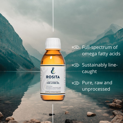 Rosita Extra Virgin Cod Liver Oil Rosita Extra Virgin Cod Liver Oil (EVCLO) | 150ml