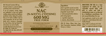 Solgar Einzeleinheit Solgar Nac 600 mg | 60 Kapseln