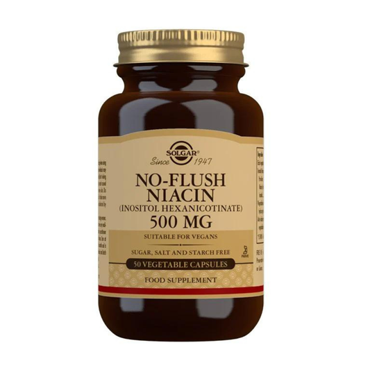 Solgar Single Unit Solgar No Flush Niacin 500mg | 50 Capsules