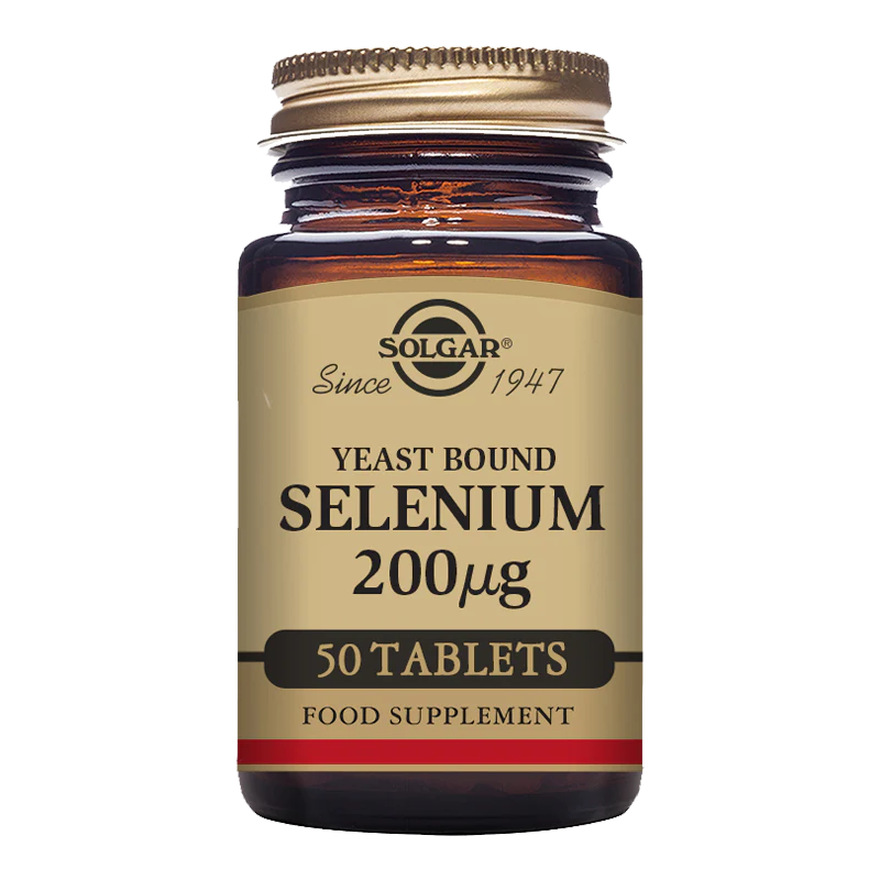 Solgar Single Unit Solgar Yeast Bound Selenium 200 mcg Tablets - Pack of 50
