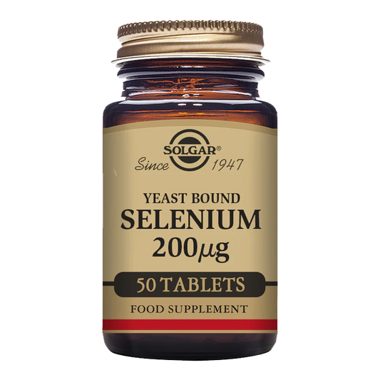 Solgar Single Unit Solgar Yeast Bound Selenium 200 mcg Tablets - Pack of 50