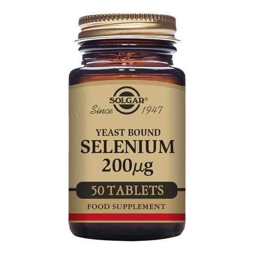 Solgar Single Unit Solgar Yeast Bound Selenium 200 mcg Tablets - Pack of 50