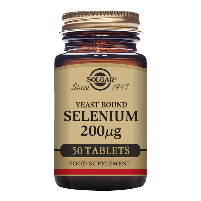 Solgar Single Unit Solgar Yeast Bound Selenium 200 mcg Tablets - Pack of 50