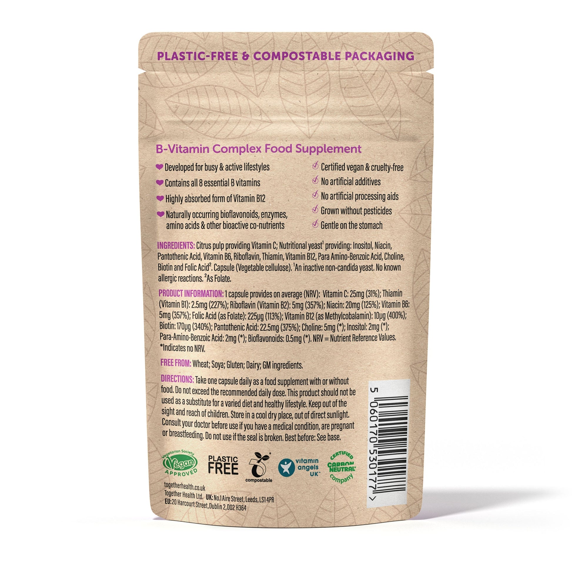 Together Health Together Health B-Vitamin Complex | 30 Capsules