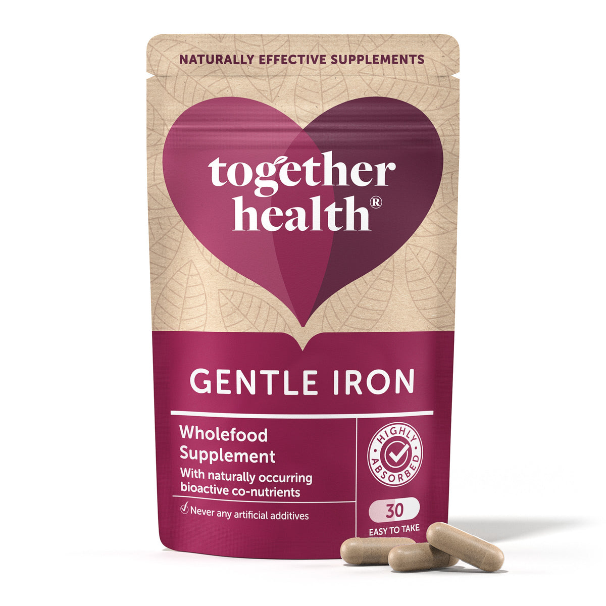 Gentle Iron Vitamin & Mineral Complex 30 Capsules