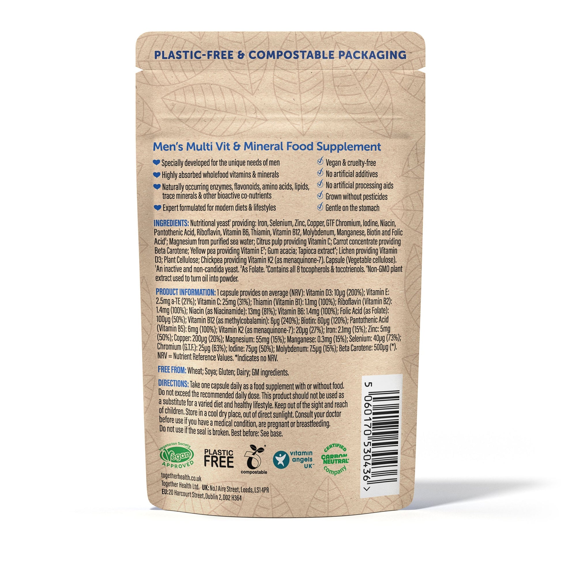 Together Health Together Health Men’s Multi Vit & Mineral | 30 Capsules