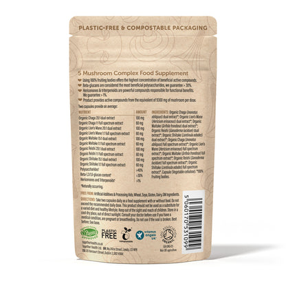 Together Health Together Health Organic 5 Mushroom Complex | 60 Capsules