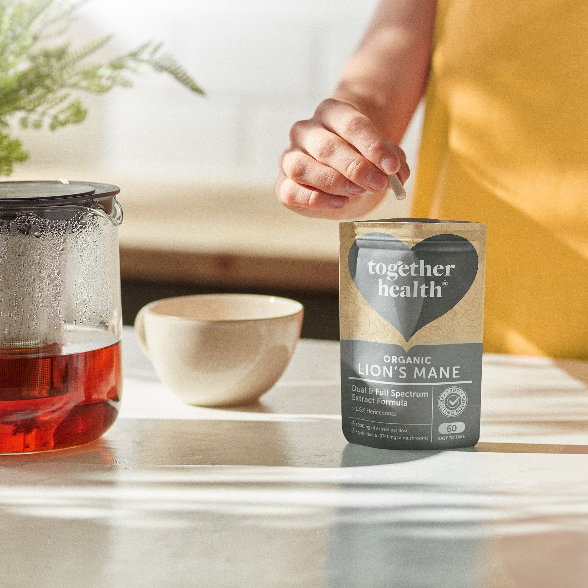 Together Health Together Health Organic Lion's Mane Mushroom | 60 Capsules