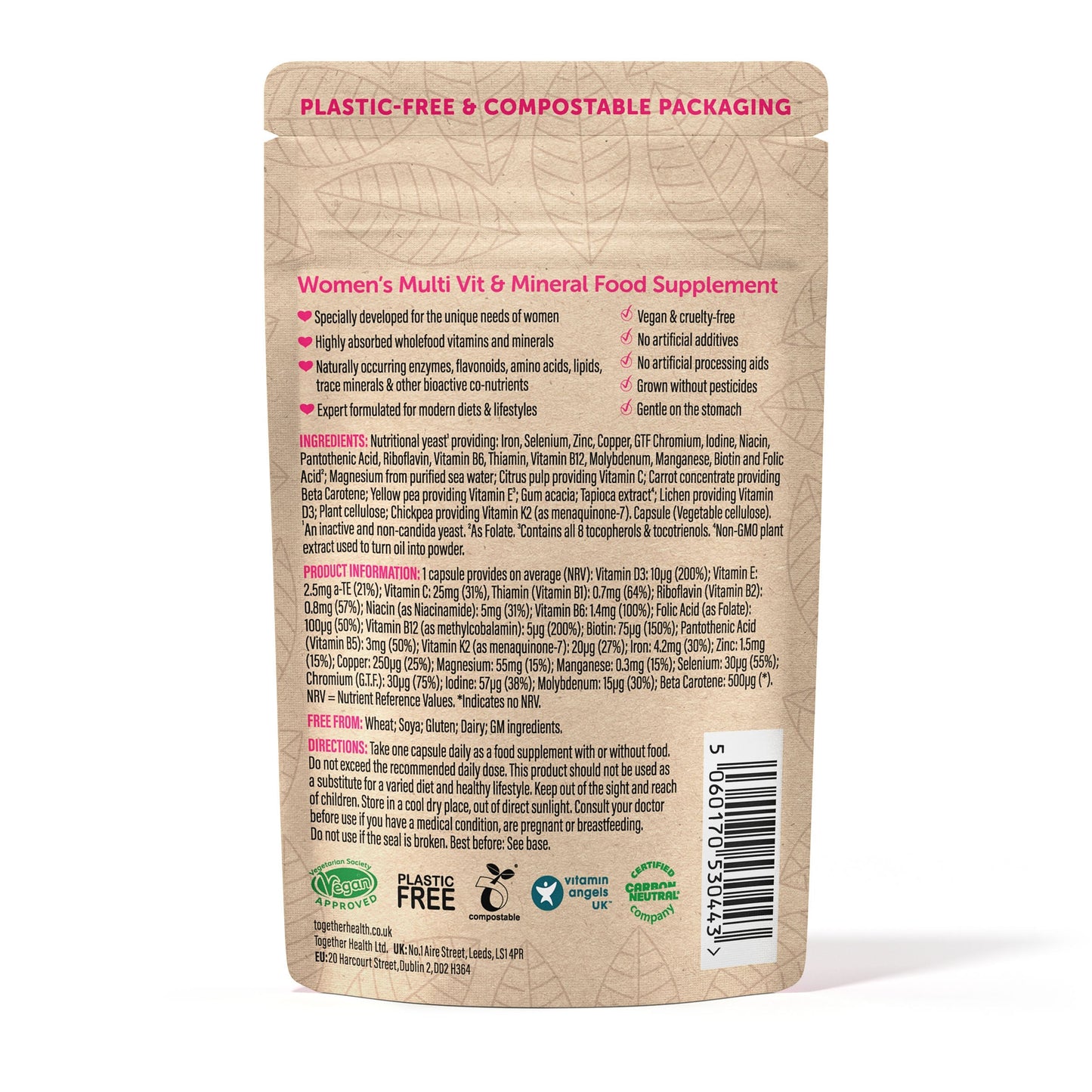 Together Health Together Health Woman’s Multi Vit & Mineral | 30 Capsules