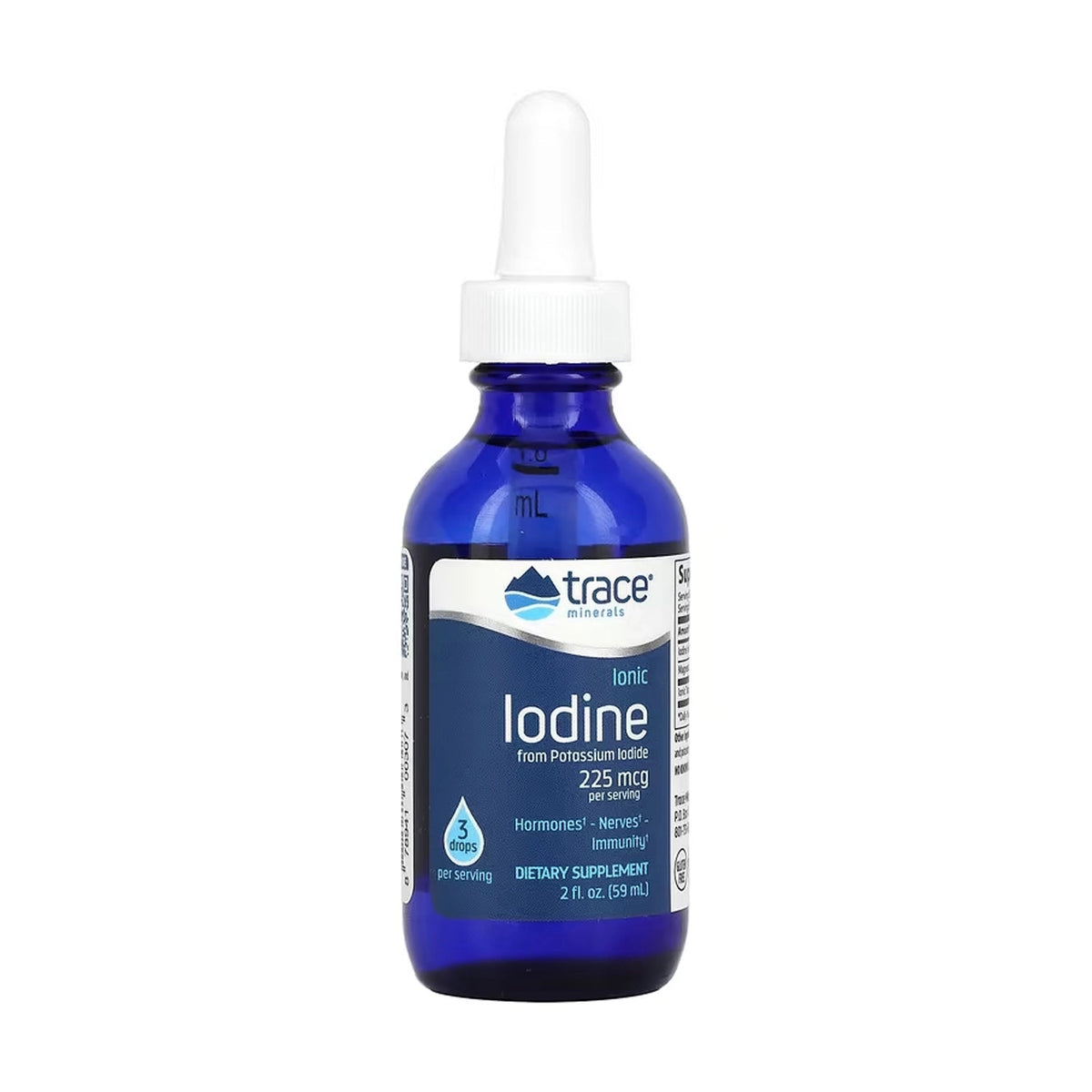 Liquid Ionic Iodine By Trace Minerals 59ml Hormone Support