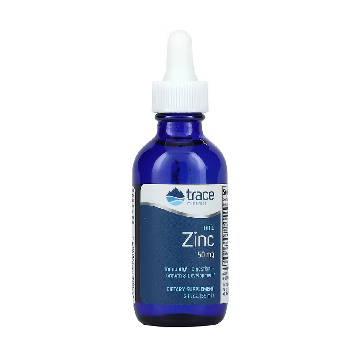 Liquid Ionic Zinc Drops by Trace Minerals 59ml