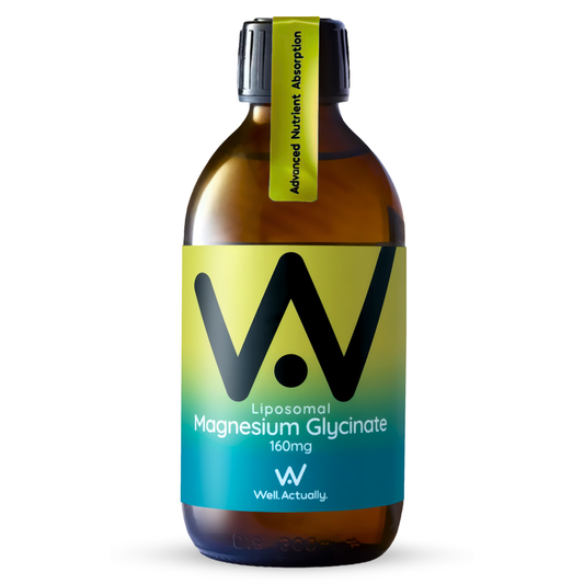 Well Actually Magnesium Glycinate Well Actually Liposomal Magnesium Glycinate 160mg | 250ml | Apple Twist Flavour