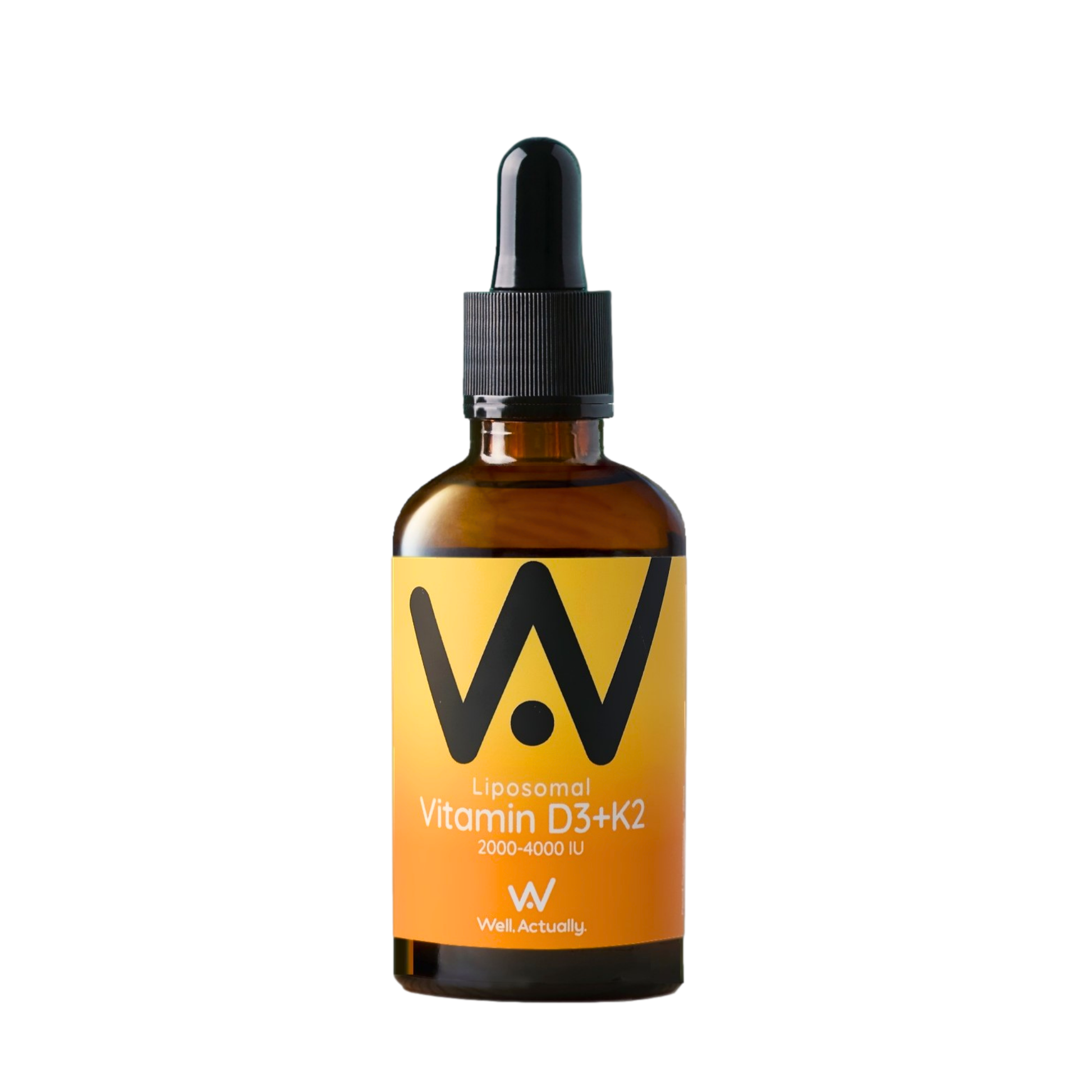 Well Actually Orange and Mango Well Actually Vitamin D3 + K2 - Liposomal | 60ml