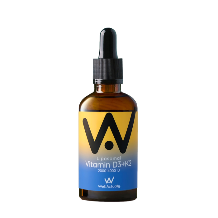 Well Actually Summer Citrus Well Actually Vitamin D3 + K2 - Liposomal | 60ml (Various flavours)