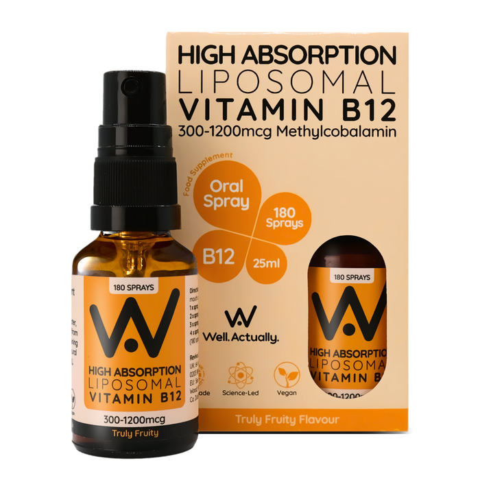 Well Actually Well Actually Liposomal Vitamin B12 Oral Spray | Truly Fruity
