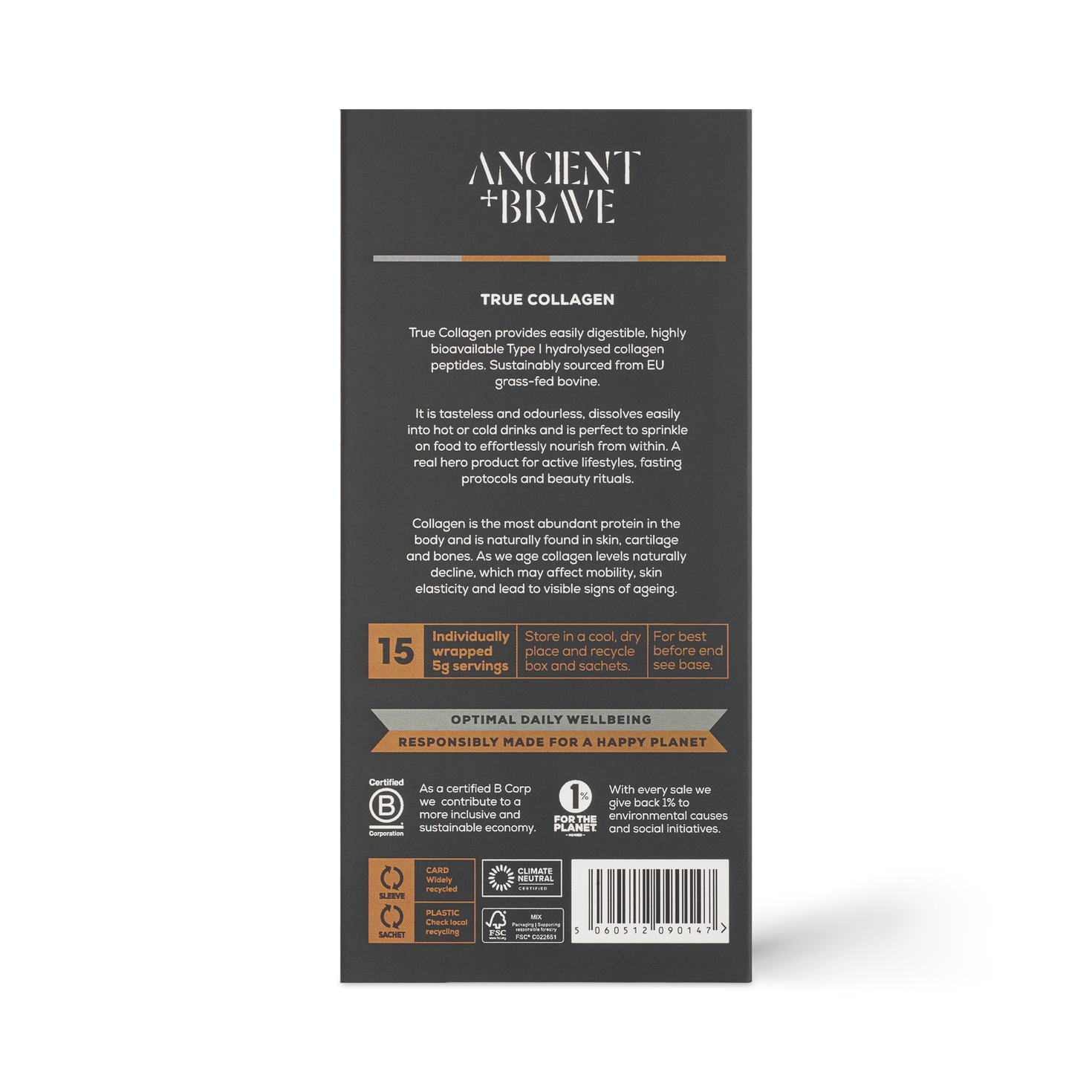 Ancient + Brave Ancient + Brave True Collagen Sachets | 15 Sachets