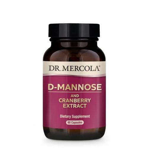D-Mannose and Cranberry Extract | Dr Mercola | 60 Capsules - Oceans Alive Health