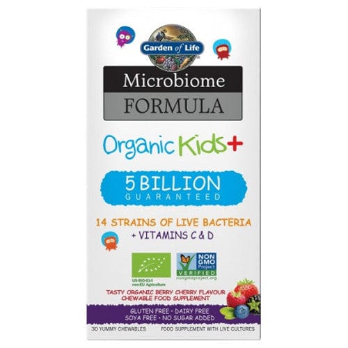 Garden Of Life Vitamins & Supplements Garden of Life Microbiome Organic Kids+ | 30 Tablets