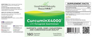 Good Health Naturally Good Health Naturally CurcuminX4000™ with Fenugreek | 180 Capsules