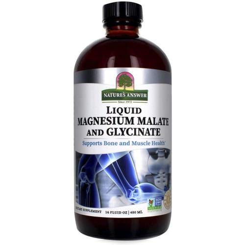 Liquid Magnesium Malate & Glycinate | Nature's Answer | 480ml - Oceans Alive Health