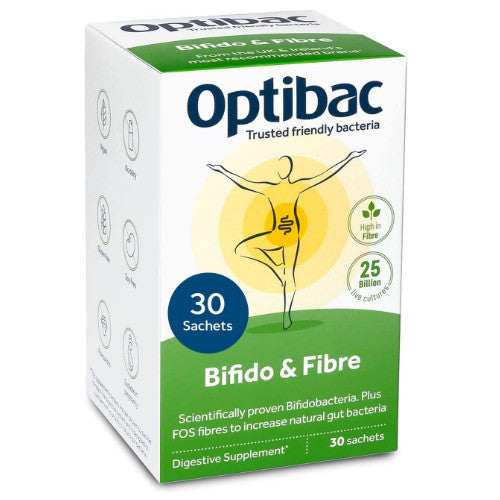 Optibac Probiotics 30 Sachets Optibac Probiotics Bifido & Fibre