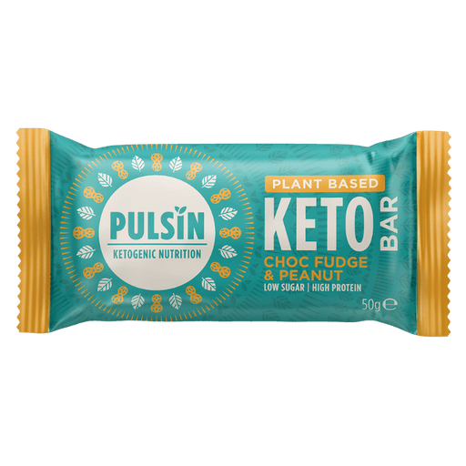 Pulsin Pulsin Choc Fudge & Peanut Keto Bar | 18 Bars