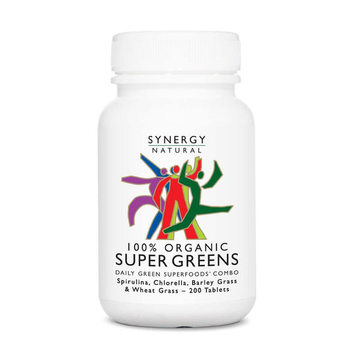 Synergy 200 Synergy Natural Super Greens Organic Tablets
