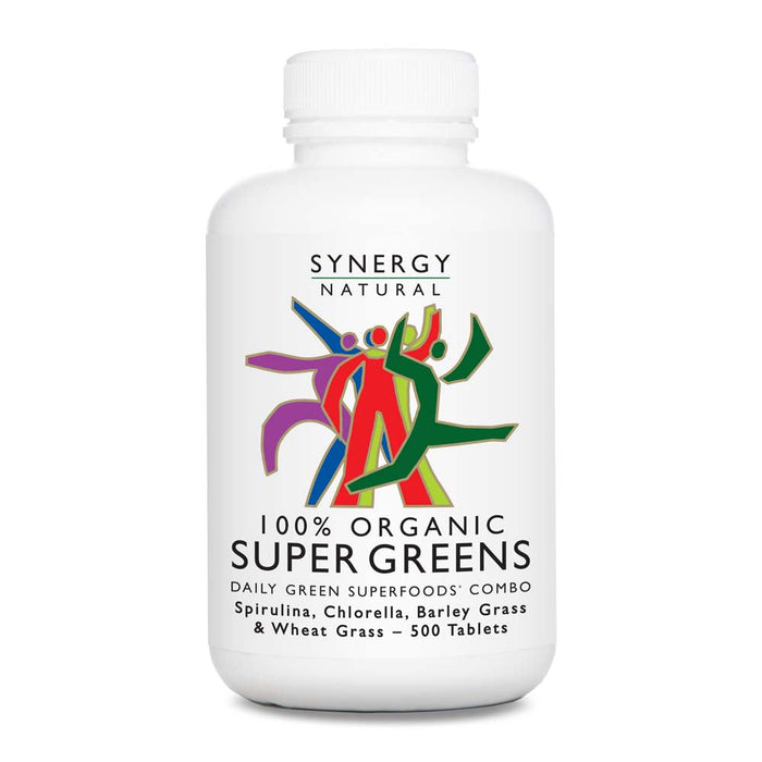 Synergy 500 Synergy Natural Super Greens Organic Tablets